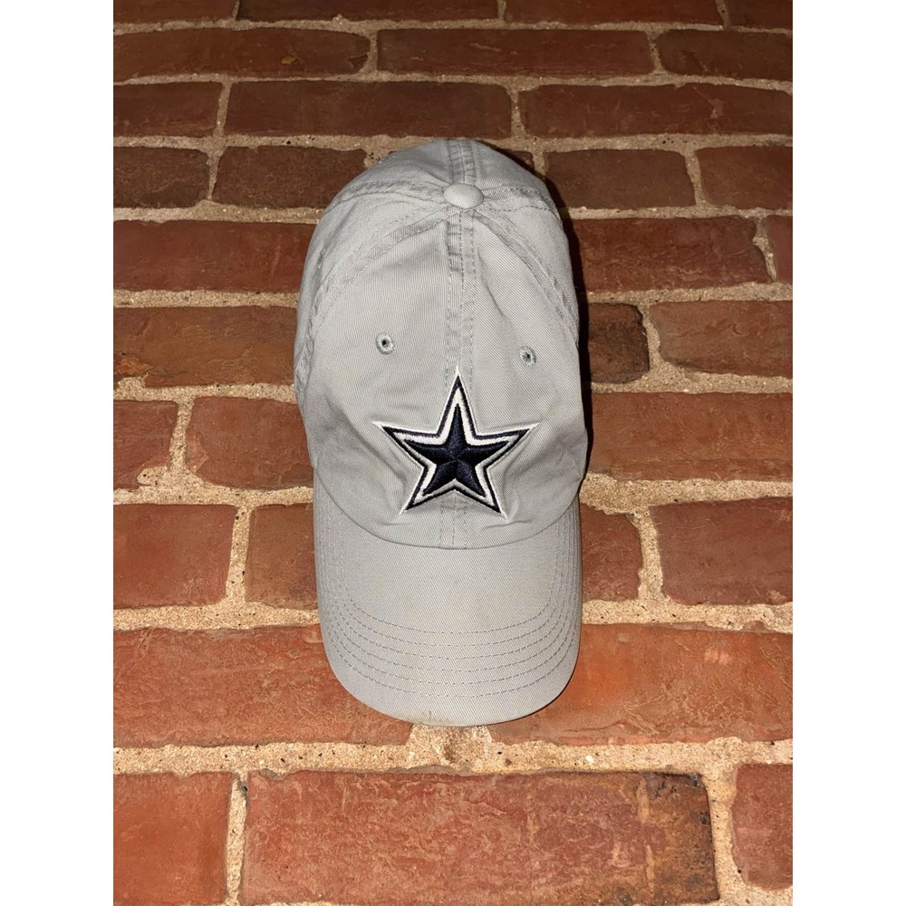 Dallas Cowboys Hat Gray Blue Star Logo Adjustable Strapback Dad Cap
